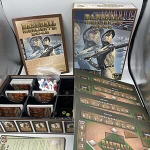 Eagle Games Board Game Mike Fitzgerald's Baseball Highlights 2045